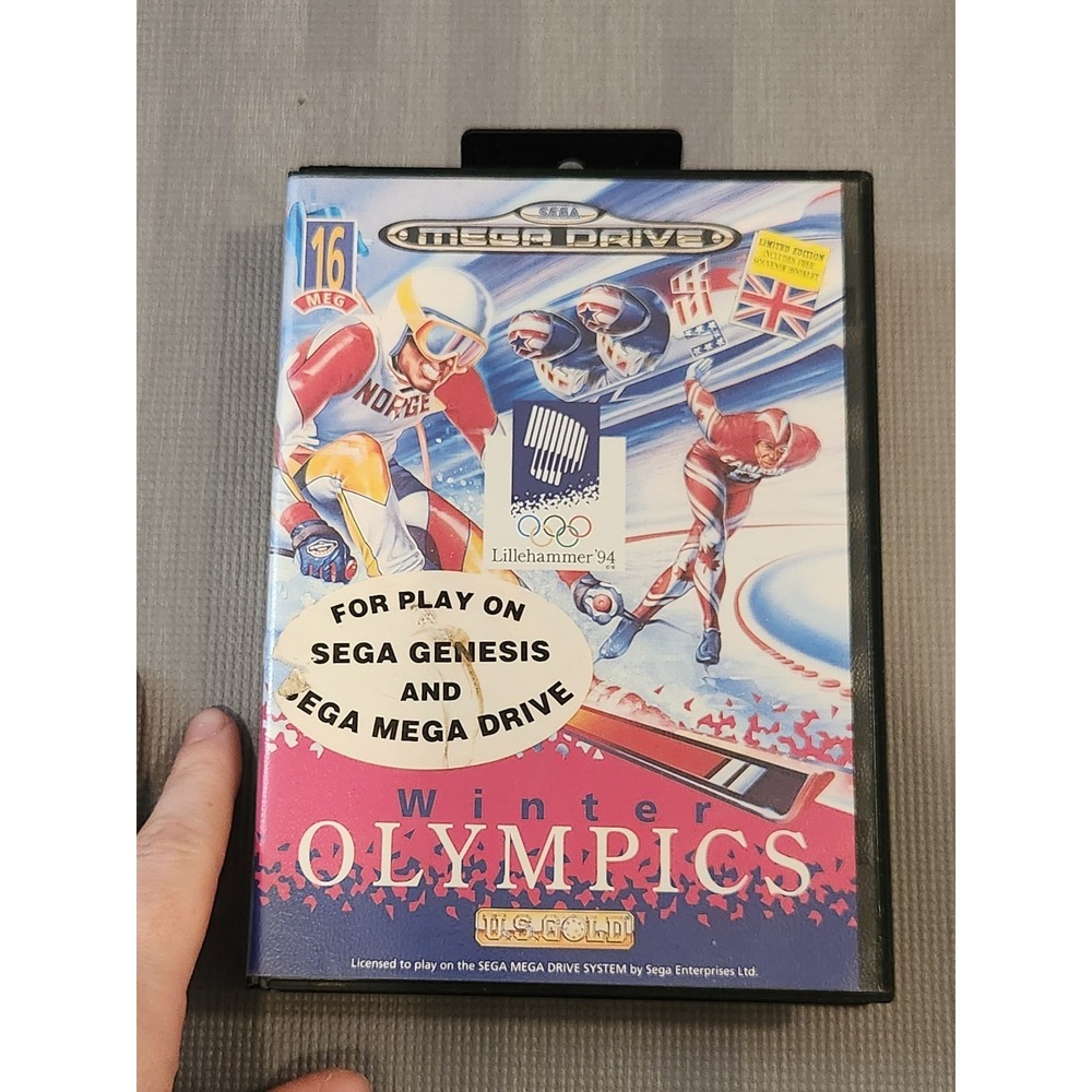 Sega Mega Drive Winter Olympics Sega Genesis WinterOlympics No MANUAL
